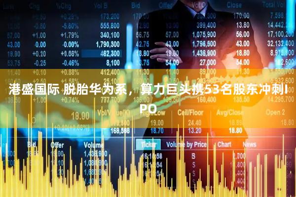 港盛国际 脱胎华为系，算力巨头携53名股东冲刺IPO