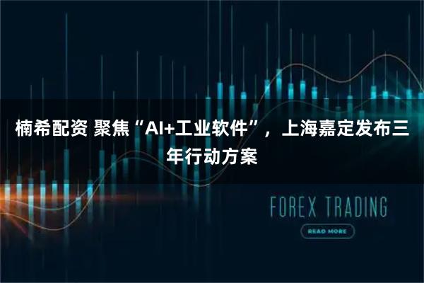 楠希配资 聚焦“AI+工业软件”，上海嘉定发布三年行动方案